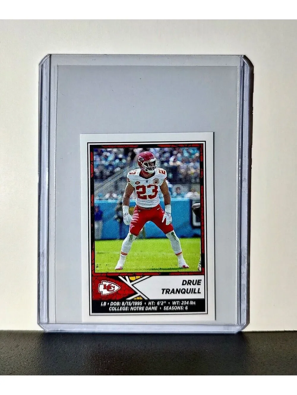 Drue Tranquill 2024 Panini NFL Sticker #259 Kansas City Chiefs